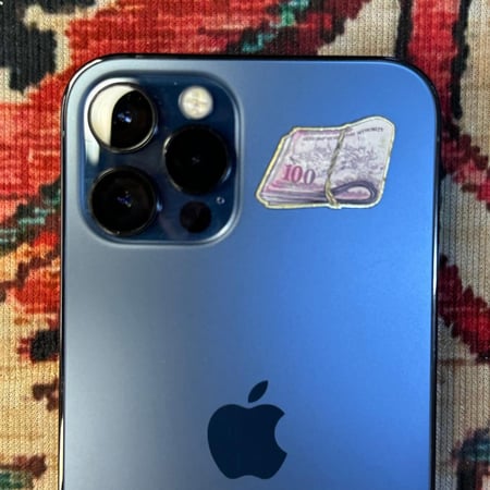 ستيكر معدني - فلوس