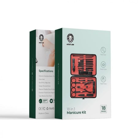 طقم العناية بالأضافر و الوجه 18 قطعة