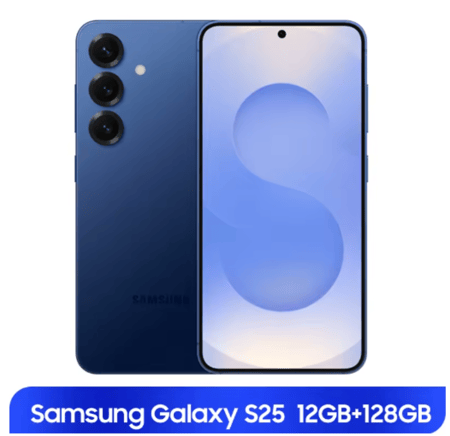 Samsung Galaxy S25 5G NFC smartphone wireless charging Snapdragon 8 Elite Dynamic AMOLED 2X FHD+ display 50-megapixel triple camera