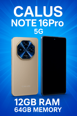 CALUS Note 16 Pro 5G 12GB RAM 64GB ROM 5140 mAh Android Mobile