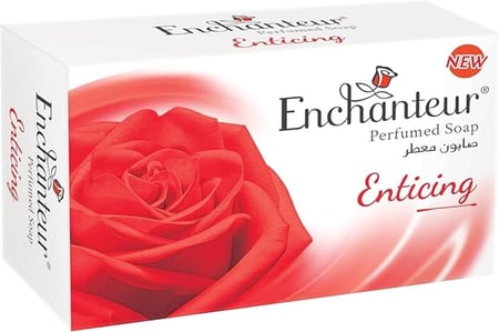 Enchanteur Enticing soap with Rose and magnolia extracts, 125g