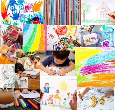 Combo 4 boxes of Color Pencil Coloring Set Drawing and Painting Kit for Kids 168-Piece All-in-One Arts & Crafts Supplies