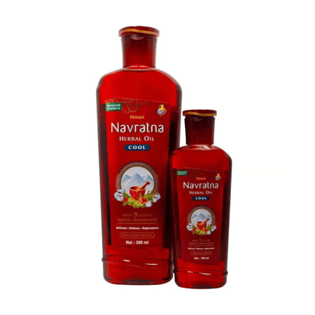 Himani Navratna Herbal Cool Oil with 9 Active Herbal Ingredients - Relieves Stress. Soothes in Hot Herbal Ingredients - Relieves Stress, Soothes in Hot Climate, Nourishes and Conditions Hair, 300 ml, Buy 1 Get 100 ml Free
