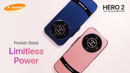 Hero 2 Mobile Phone (with 3 Camera + Smart Watch + Music Player)