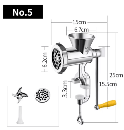 مفرمة لحم يدوية يدوية ثقيلة للمطبخ ، مطحنة نودلز ، حشو سجق ، سجق لحم خضروات وفواكه ، صانع معكرونة ، جديد