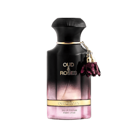عطر أحمد عود آند روزز أو دو بارفان، 60 مل للرجال والنساء الوردة التركية - العود - اللافندر - خشب الصندل - العنبر - المسك