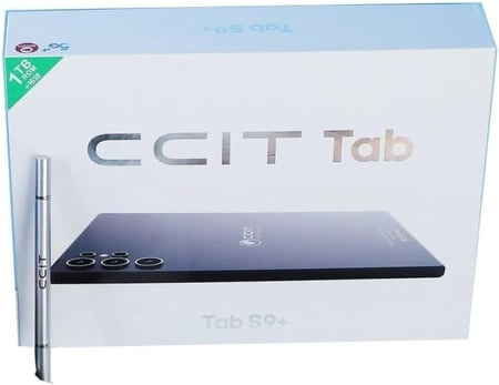 CCIT Tab S9+ Tablet 10.1 Inch FHD Android 13 Tablet PC 16GB RAM 1TB ROM 10000mAh Battery with Keyboard and Mouse (Black)