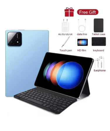 تابلت New7S Pro 2025 بشاشة 4K مع معالج Snapdragon 8 Gen 2، ذاكرة وصول عشوائي 22 جيجابايت، ذاكرة تخزين 2 تيرابايت، نظام أندرويد 14 ثنائي الوضع، دعم 5G وWi-Fi، وبطارية بسعة 20000 مللي أمبير.