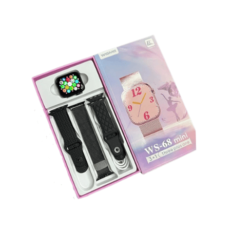 ساعة ذكية ويسي إم إس إي WS-68 ميني، تصميم آبل.