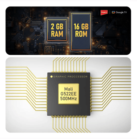 IMPEX|evoQ 55S4QLF3| 55"|4K QLED|GoogleTV|HDR10|120Hz|ALLM|MEMC|Dolby Audio|24W SPEAKER|4 Year Warranty