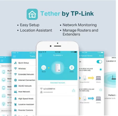 TP-Link TL-WA850RE 300Mbps Universal Wi-Fi Range Extender White