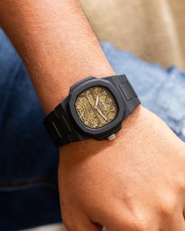 فايبر نقش عربي اسود