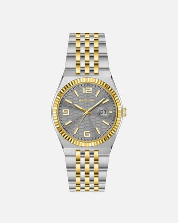 ساعة تكمل حضورك باللون المكس رصاصي