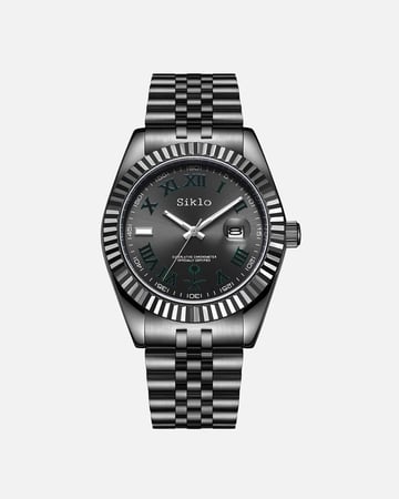 الساعة العملية التي تناسب كل الأوقات باللون الرصاصي