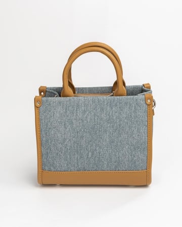 شنطة بني رصاصي حجم صغير