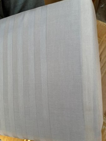 تلبيسة لحاف قطن مزدوج - 240 غرزة - 6 قطع - رمادي