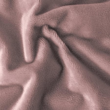 طقم شراشف مخملي ذو وجه واحد مزدوج - 3 قطع - رمادي بنفسجي