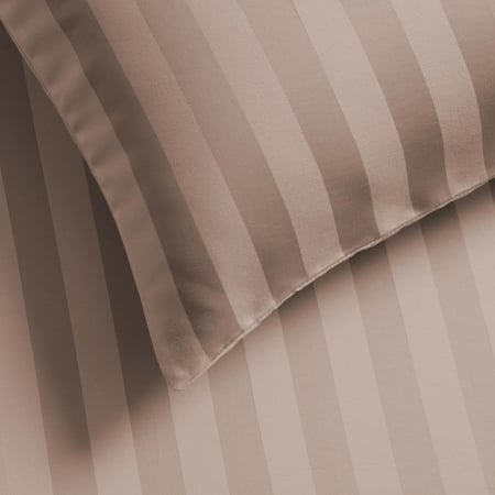 طقم شراشف فندقية مفرد ونص - 3 قطع - بني