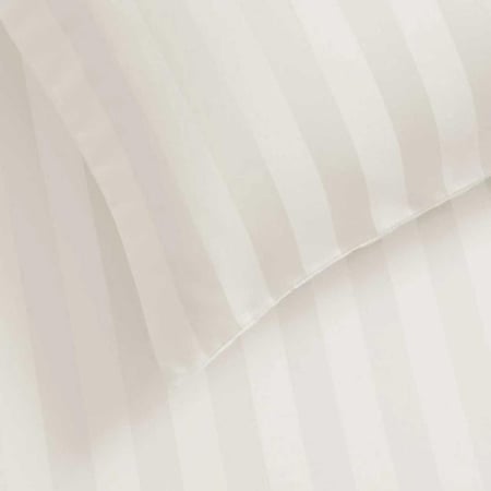 طقم بيت مخدة فندقي - 2 قطع - كريمي