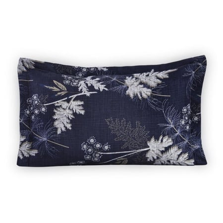 مفرش صيفي مزدوج - 8 قطع - سلسلة سيلين - أزرق داكن