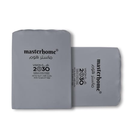 طقم شراشف بارد بامبو مفرد ونص - 3 قطع - رمادي