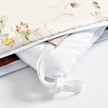 مفارش صيفية قطن مفرد - 5 قطع - سلسلة فيرونيكا - أبيض