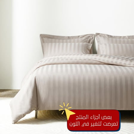 تلبيسة لحاف قطن مفرد - 240 غرزة - 4 قطع - الجمل الخفيف