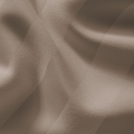 تلبيسة لحاف فندقية مفرد - 130 جرام لكل متر مربع - 4 قطع - بني