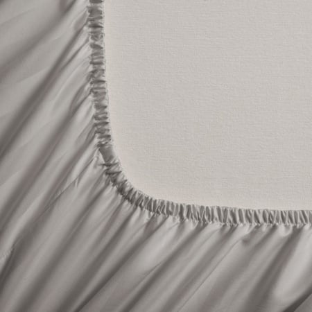 طقم شراشف فندقية مفرد - 2 قطع - رمادي