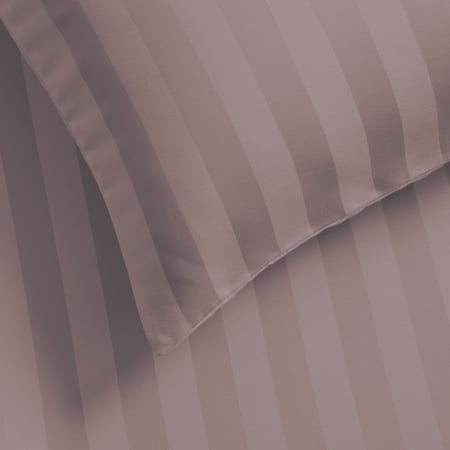 طقم شراشف فندقية مزدوج - 3 قطع - رمادي بنفسجي