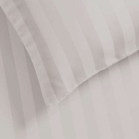 طقم شراشف فندقية مفرد ونص - 3 قطع - الرمادي الفضي