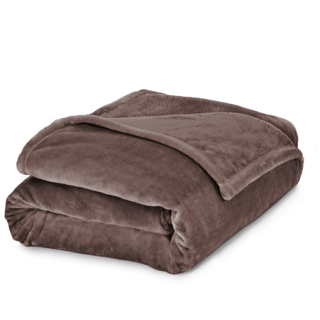 بطانية مخمل خفيفه بمقاس مفرد - 230 × 170 - سلسلة رواء - البني الجديد