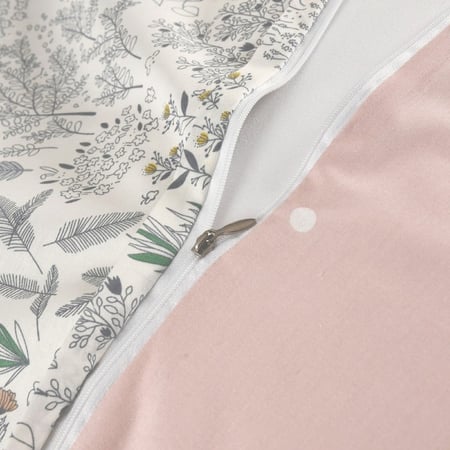 مفارش صيفية قطن مفرد - 5 قطع - سلسلة فيرونيكا - وردي