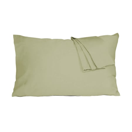 طقم بيت مخدة قطن - 2 قطع - أخضر فاتح
