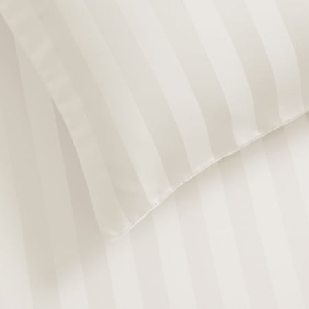 طقم شراشف فندقية مفرد ونص - 3 قطع - كريمي