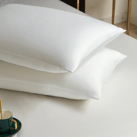 طقم شراشف بارد بامبو مفرد - 2 قطع - لون سكري