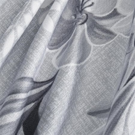 مفرش صيفي مفرد - 4 قطع - سلسلة سيلين - رمادي