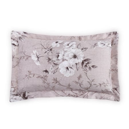 مفرش صيفي مفرد - 4 قطع - سلسلة سيلين - قهوة فاتحة