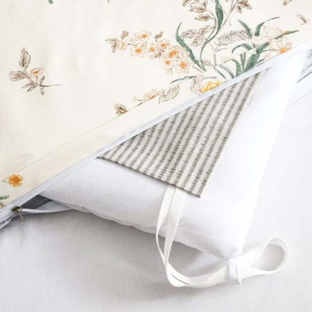 مفارش صيفية قطن مفرد - 5 قطع - سلسلة فيرونيكا - أوف وايت