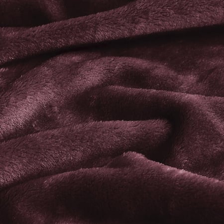 طقم بيت مخدة مخملي ذو وجهين - 2 قطع - الليلاك