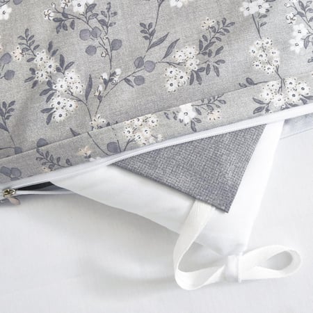 مفارش صيفية قطن مفرد ونص - 5 قطع - سلسلة فيرونيكا - جملرمادي