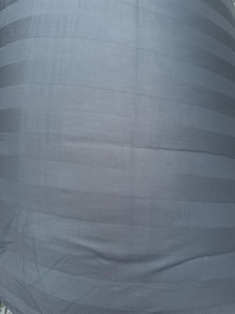 مفارش فندقي قطن مزدوج مع الحشوة القابلة للنزع - 9 قطع - رمادي