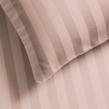 طقم شراشف فندقية مفرد ونص - 3 قطع - رمادي فاتح بنفسجي