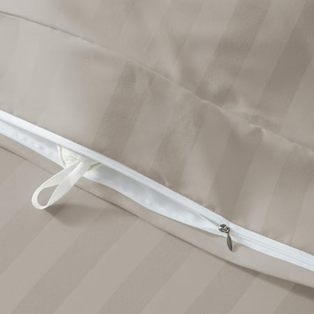 تلبيسة لحاف فندقية مزدوج - 130 جرام لكل متر مربع - 6 قطع - رمادي جديد