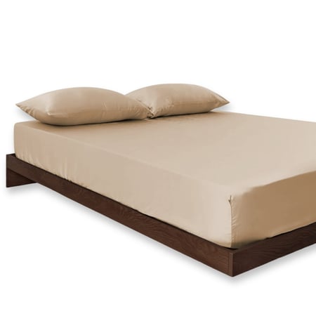 طقم شراشف قطن مفرد ونص - 3 قطع - الجمل الأرجواني