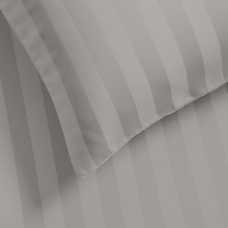 طقم شراشف فندقية مفرد - 2 قطع - رمادي