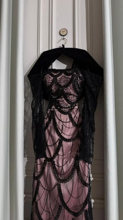 فستان سهره   كلفه سهره بطانه تفته  مخمل   من متجر جوهره  MN  LA