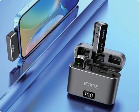 ميكروفون لاسلكي احترافي Lightning من EONE