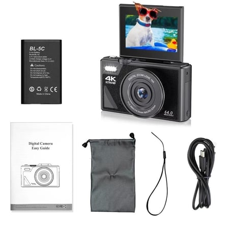 كاميرا تصوير رقمية مدمجة بدقة 4K