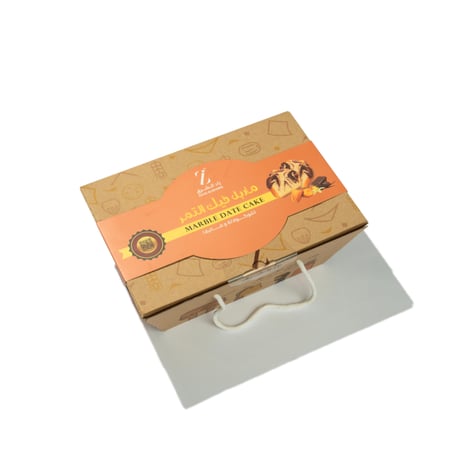 ماربل كيك بالتمر